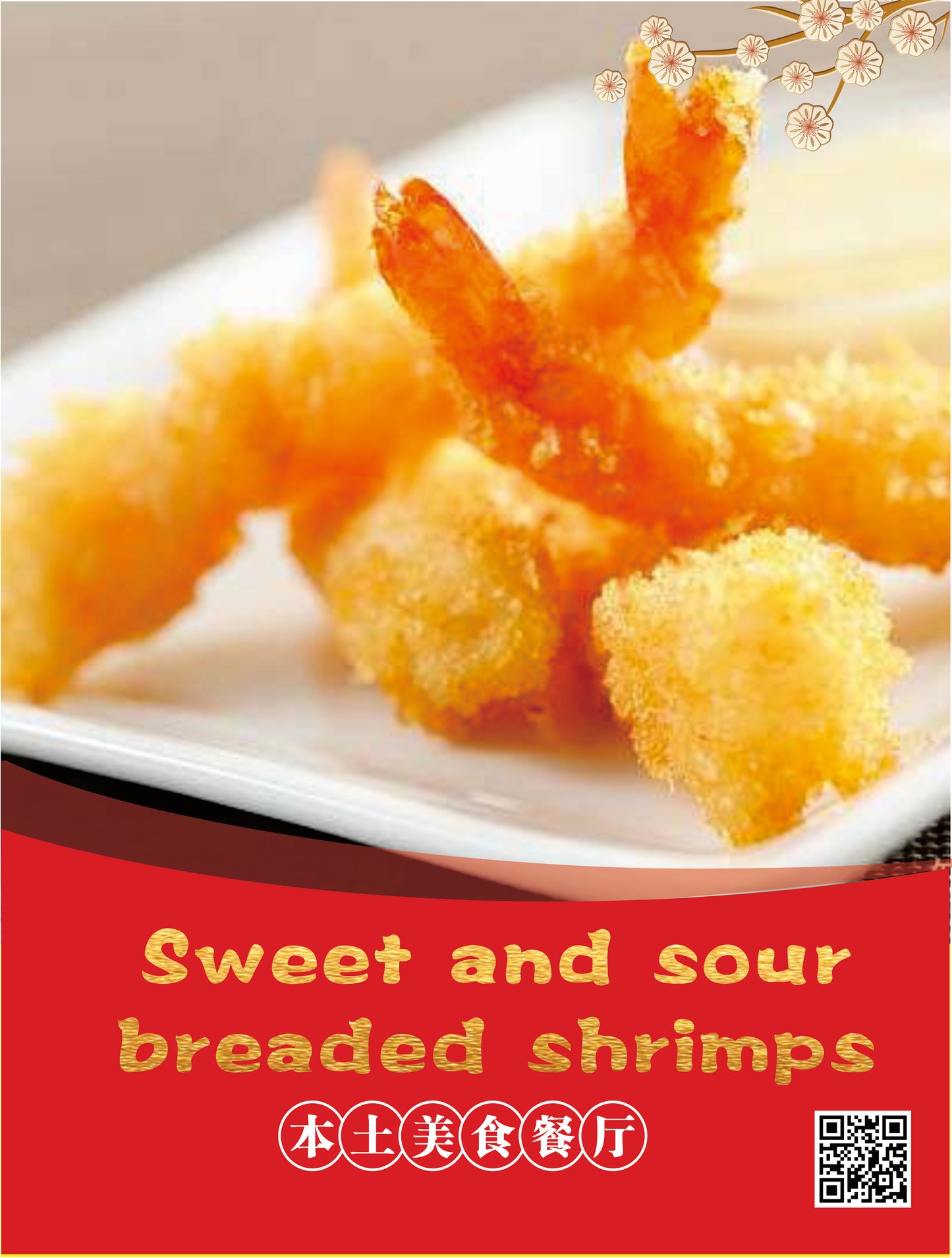 Sweet and Sour Breaded Shrimps